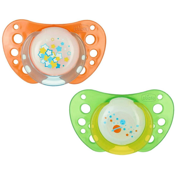 

Силиконовая пустышка Chicco Physio Air, 16-36, 2 шт. (75035.41)