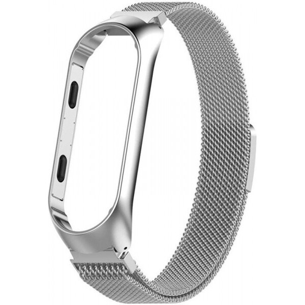 

UWatch Milanese Magnetic Strap For Mi Band 3/4 Silver