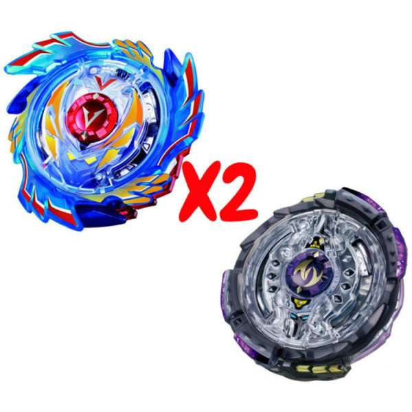 

Набор волчков BEYBLADE (Бейблейд) God Valkyrie V3 B-73 (Божественный Волтраек) VS Nemesis B-102 (Немесис) с пускателями