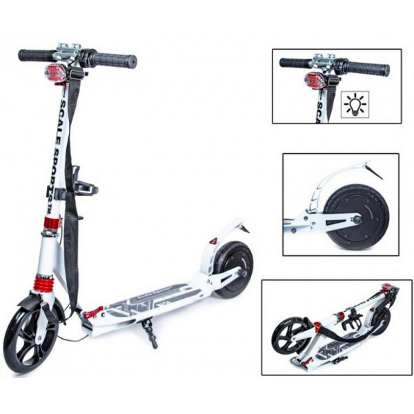

Электросамокат Scale Sports SS-02. White. Led-фонарик!