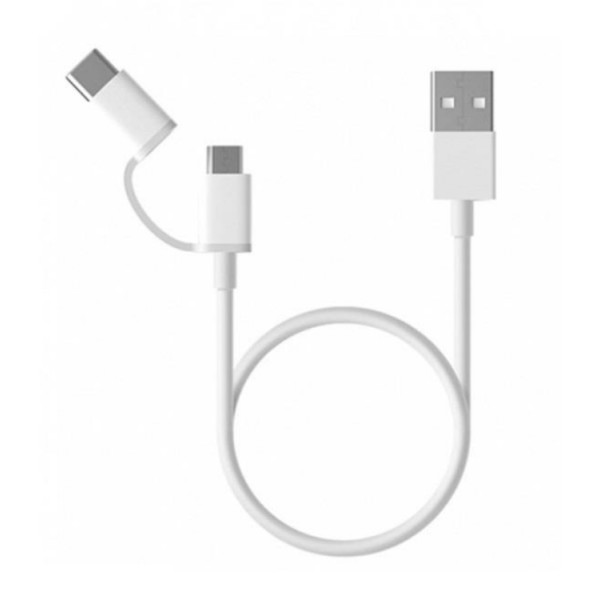 

Xiaomi Mi 2in1 USB Cable micro/type-c 30см White