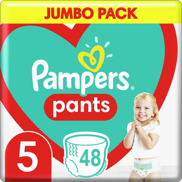

Подгузники - трусики Pampers Pants Размер 5 (12-17 кг), 48 шт (8006540069325)
