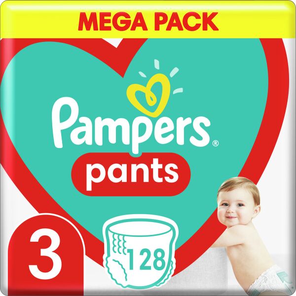

Подгузники - трусики Pampers Pants Размер 3 (6-11 кг), 128 шт (8006540069417)