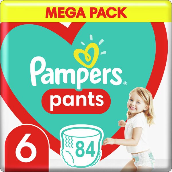 

Подгузники - трусики Pampers Pants Размер 6 (15+ кг), 84 шт (8006540069530)