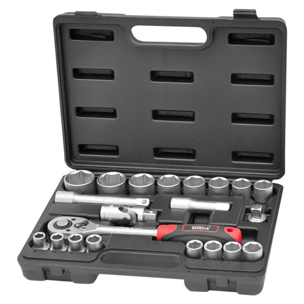 

Ultra CrV 1/2" с аксессуарами 21 шт в кейсе (6003062)