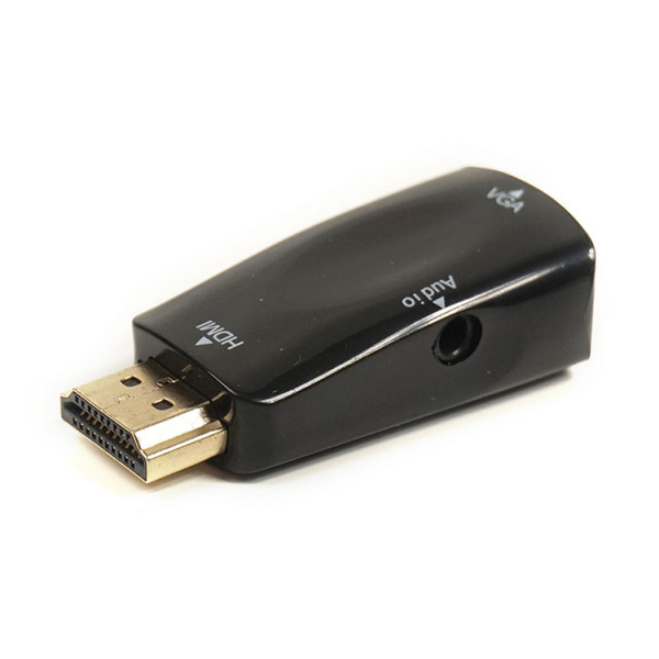 

-переходник PowerPlant HDMI - VGA+Audio с аудио кабелем 0.5м