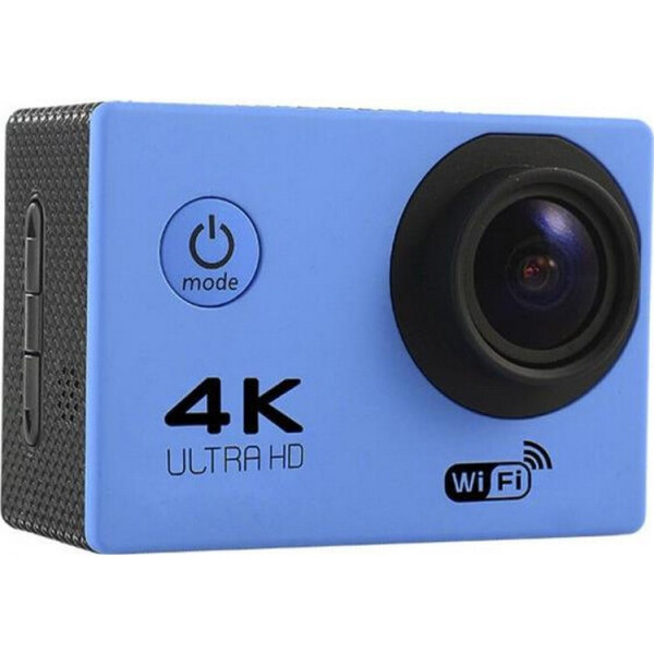 

Sports Cam F60R Full HD 4K Wi-Fi с пультом ДУ Голубая