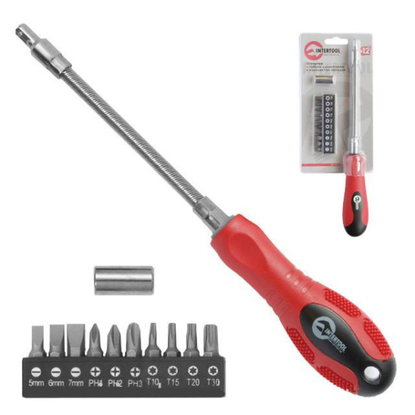 

Отвертка 12 ед. INTERTOOL VT-1012