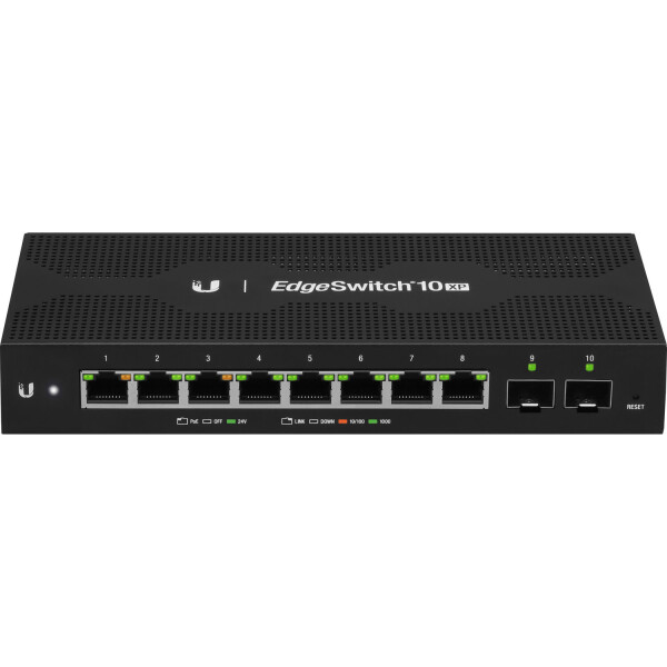 

Коммутатор Ubiquiti EdgeSwitch ES-10XP (8xGE, 2xSFP, Passive PoE, 60W max)