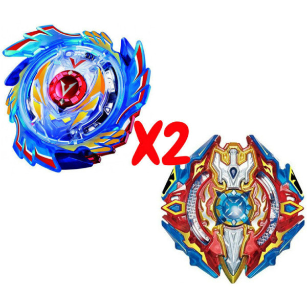 

Набор волчков BEYBLADE (Бейблейд) God Valkyrie V3 B-73 (Божественный Волтраек) VS Sieg Xcalibur B-92 (Сиег Экскалибур) с пускателями
