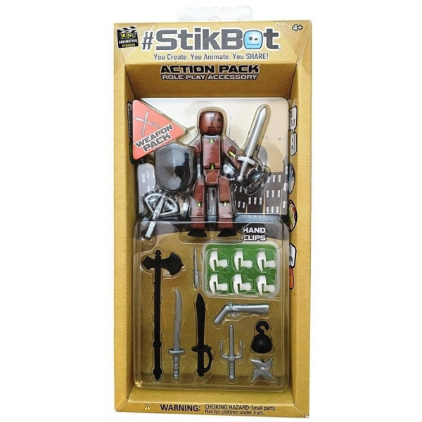 

Игровая фигурка для анимационного творчества Stikbot S2 Оружие (TST620W)
