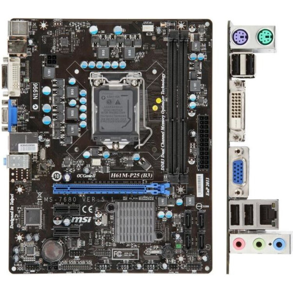 

MSI H61M-P25 (B3) Socket 1155 Intel H61 (B3) "Refurbished"