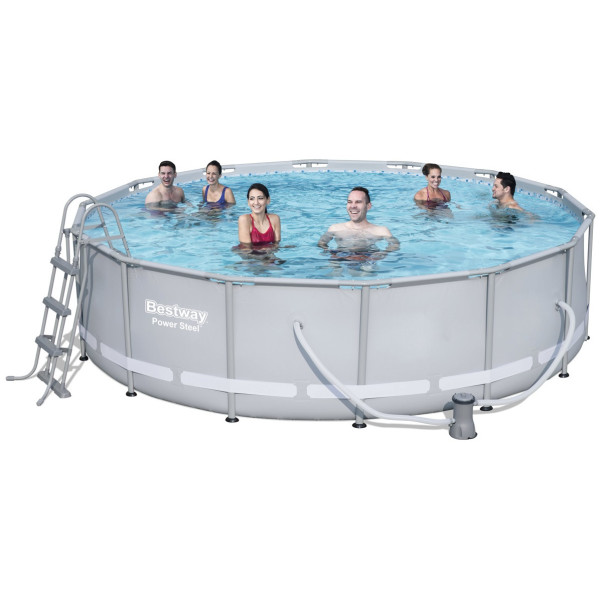 

Bestway 56451 (488х122) с картриджным фильтром