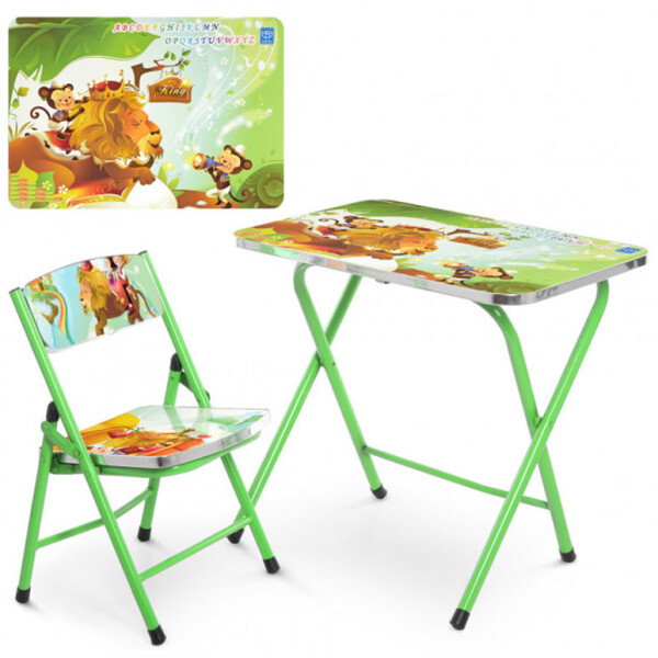 

Столик со стульчиком складной Bambi A19-Jungle Green (A19-Jungle)