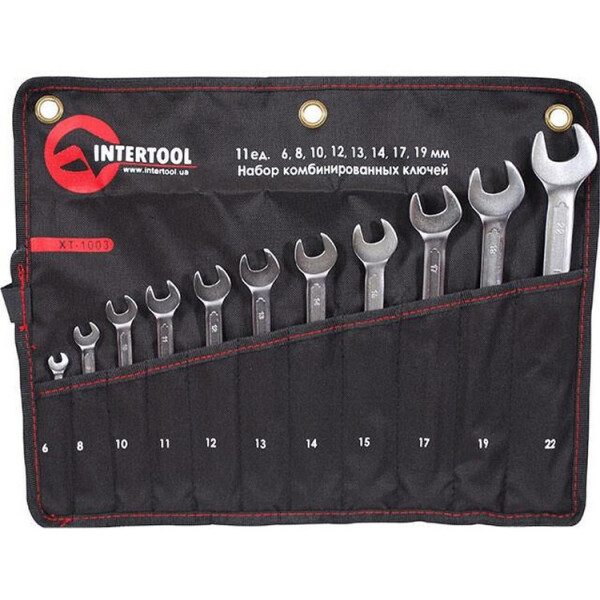 

Набор комбинированных ключей 11 шт. INTERTOOL XT-1003