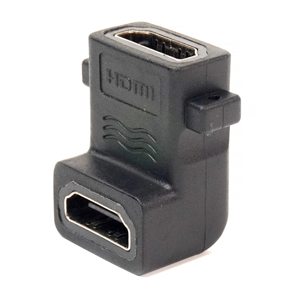 

-переходник PowerPlant HDMI AF - HDMI AF, панельный угловой