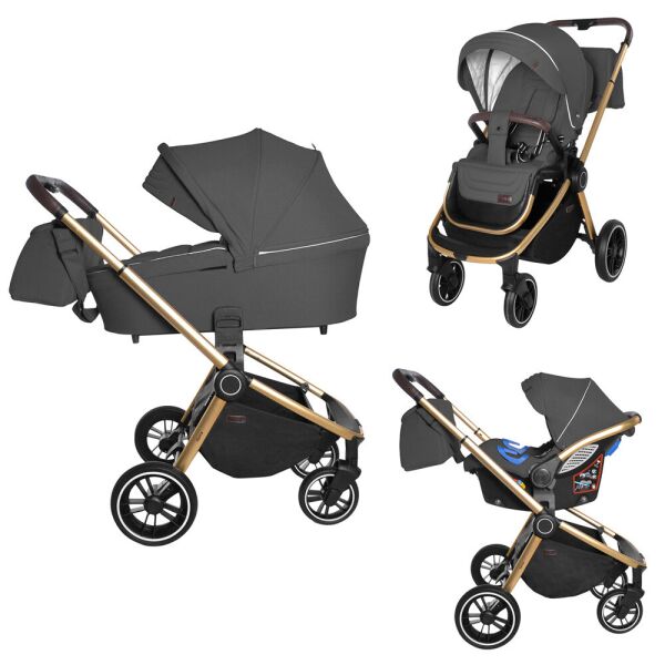 

Универсальная коляска 3 в 1 Carrello Epica Iron Grey (CRL-8511)