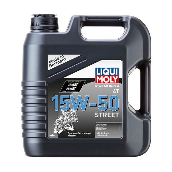 

Масло 4T Liqui Moly Motorbike 4T 15W-50 Street 4Л