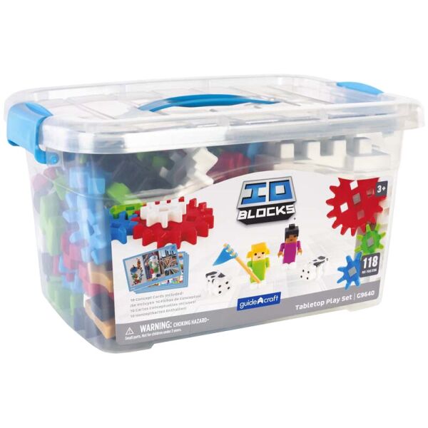

Конструктор с дополненной 3d реальностью Guidecraft IO Blocks Tabletop System, 118 деталей (G9640)