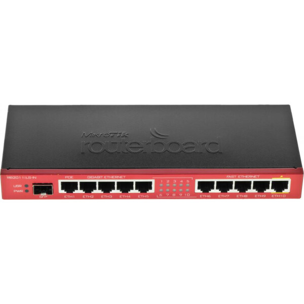 

Wi-Fi роутер MikroTik RB2011iLS-IN (5x1G, 5x100M, 1xSFP)