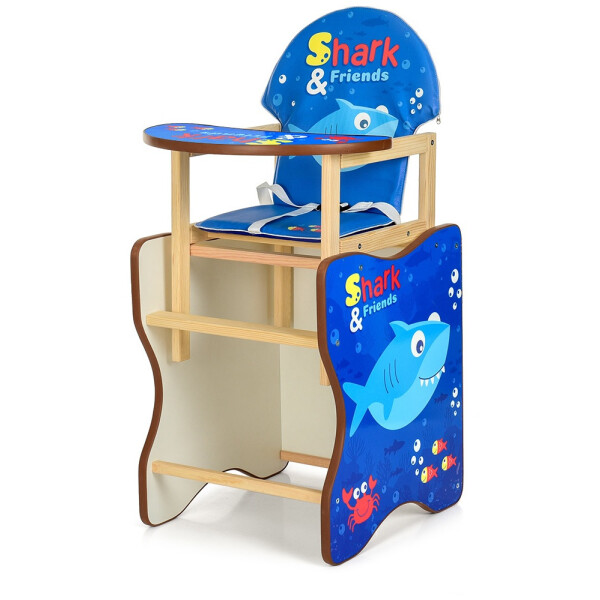 

Стульчик для кормления Bambi М K-112-74-PU Shark Blue (М K-112)