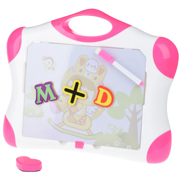 

Магнитная доска для обучения Same Toy розовая 009-2042CUt