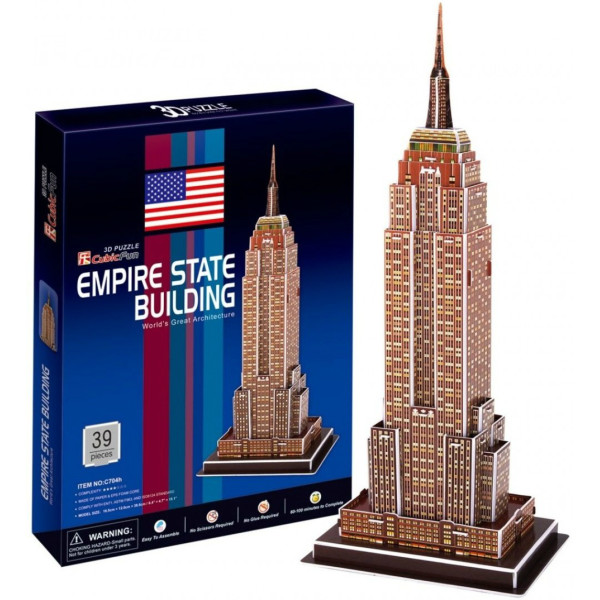 

Конструктор 3D пазл Cubic Fun Эмпайр Стейт Билдинг (C704h)