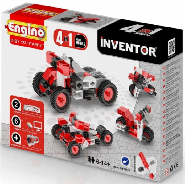 

Конструктор Engino Inventor 4 в 1 Мотоциклы (0432)