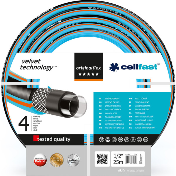

Шланг поливочный Cellfast Original Flex 25 м 1/2" (17-100)