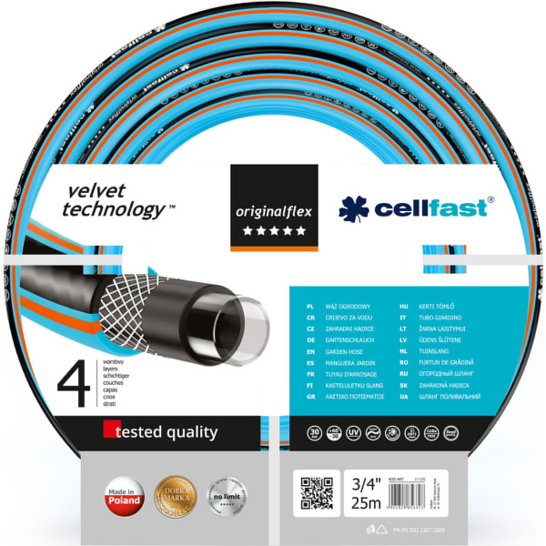 

Шланг поливочный Cellfast Original Flex 25 м 3/4" (17-120)
