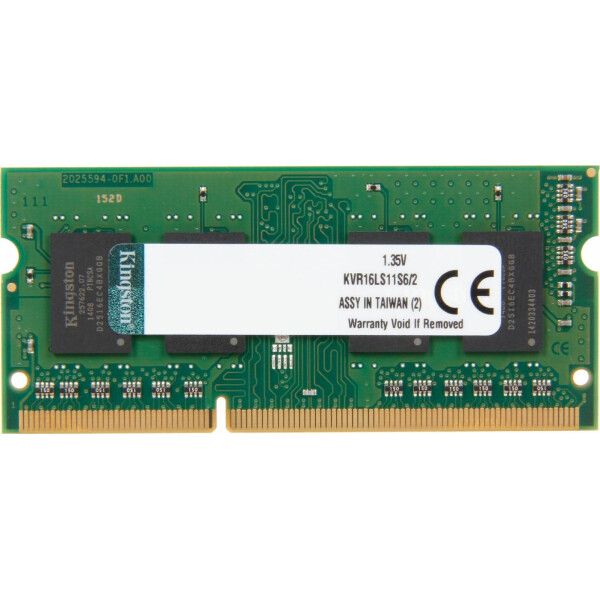 

Оперативная память Kingston KVR16LS11S6/2 (KVR16LS11S6/2)