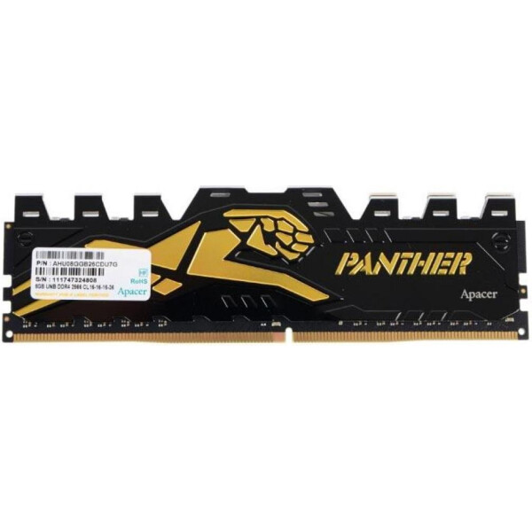

Apacer DDR4 8GB 2666 MHz Panther Rage Series (EK.08G2V.GEC)
