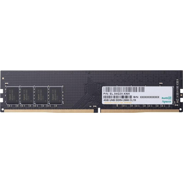 

Оперативная память DDR4 4GB/2666 1.2V Apacer (EL.04G2V.KNH)