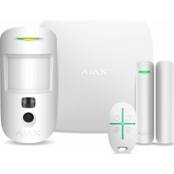 

Комплект охранной сигнализации Ajax StarterKit Cam White (16583.42.WH1/20293.58.WH1)