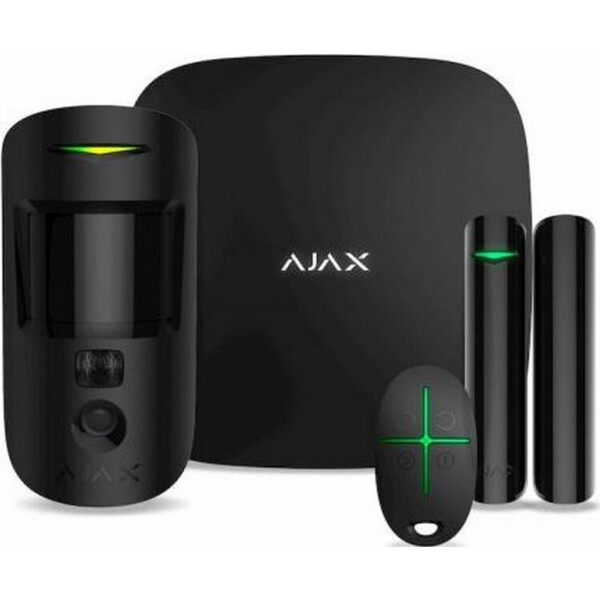 

Комплект охранной сигнализации Ajax StarterKit Cam Black (16582.42.BL1/20291.58.bl1)
