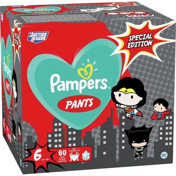 

Подгузники-трусики Pampers Pants Special Edition Размер 6 (15+ кг) 60 шт (8001841968339)