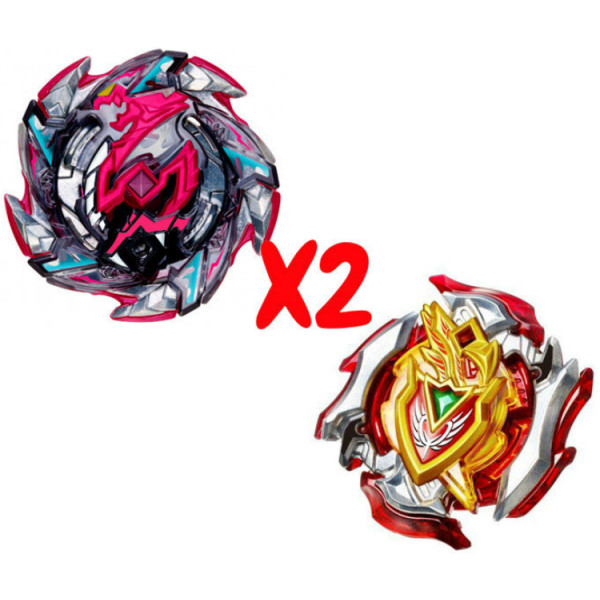 

Набор волчков BEYBLADE (Бейблейд) Hell Salamander B-113 (Адская Саламандра) VS Achilles B-105 (Ахиллес) с пускателями