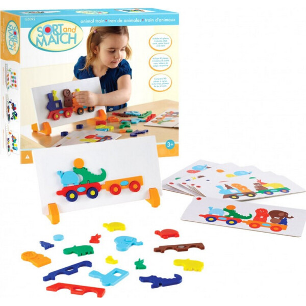 

Игровой набор Guidecraft Manipulatives Поезд с животными (G5092)