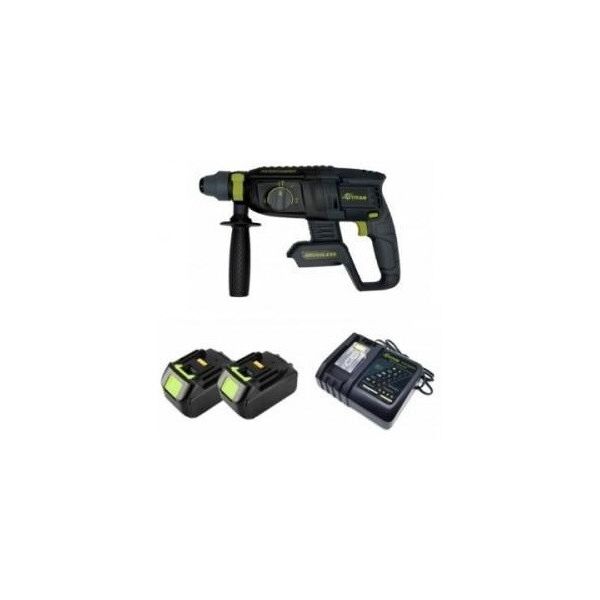 

Перфоратор аккумуляторный Титан PRH 2621B-Core BRUSHLESS set1