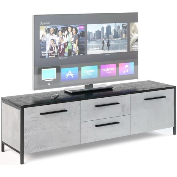 

Подставка для телевизора Fenster UNTV 03B 42,5 × 155 × 36,5 Урбан / Чёрный
