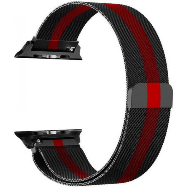 

Ремешок Coteetci W6 черный+красный для Apple Watch 42/44 мм