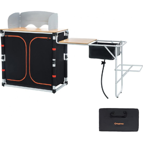 

кухня KingCamp Multifunctional Bamboo Cooking Table (KC3942) black