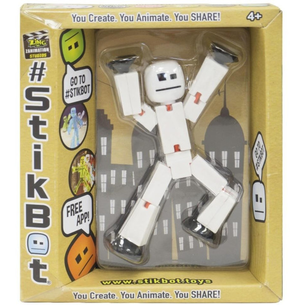 

Игровая фигурка для анимационного творчества Stikbot S2 Белый (TST616IIW)