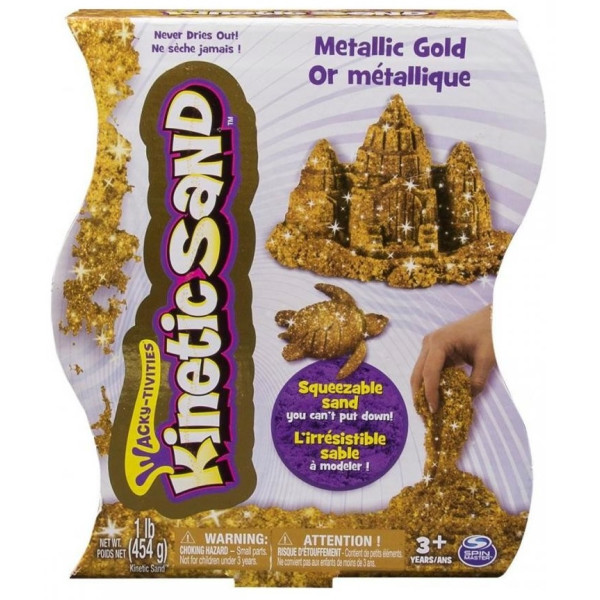 

Набор для творчества Kinetic Sand & Kinetic Rock Кинетический песок золотой (71408G)