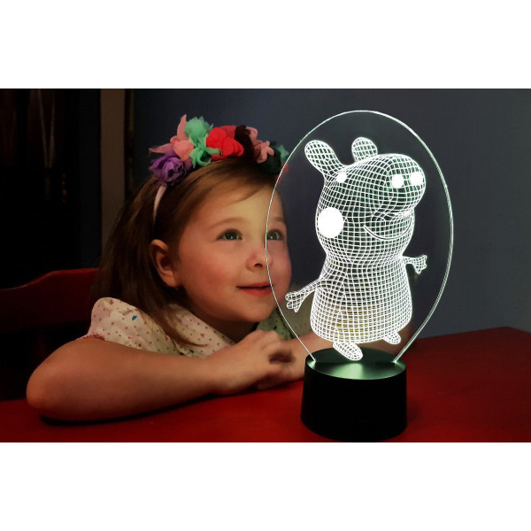 

Сменная пластина для 3DTOYSLAMP Свинка Пэппа 2