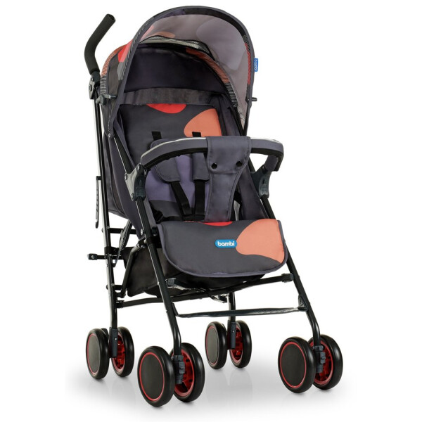

Детская коляска прогулочная M 4244 Gray Orange BAMBI