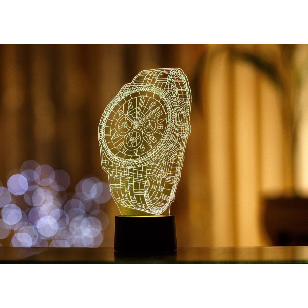 

Ночник 3DTOYSLAMP Часы