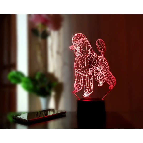 

Сменная пластина для 3DTOYSLAMP Пудель