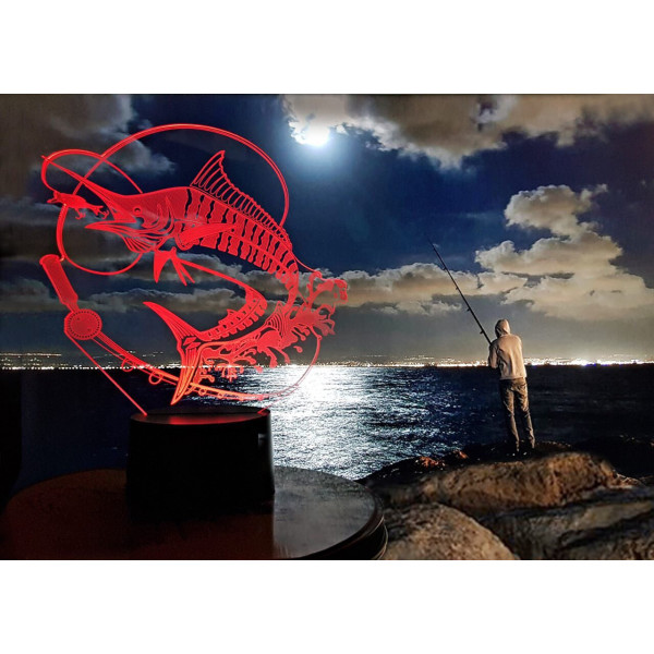 

Сменная пластина для 3DTOYSLAMP Рыбалка
