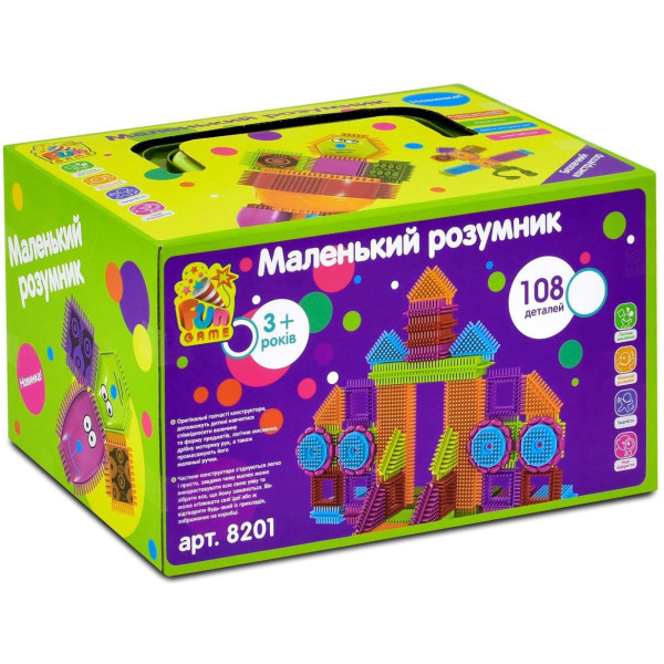 

Конструктор Fun Game Маленький Умник 108 деталей